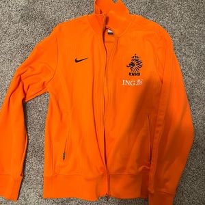 Men’s Nike Netherlands soccer track jacket